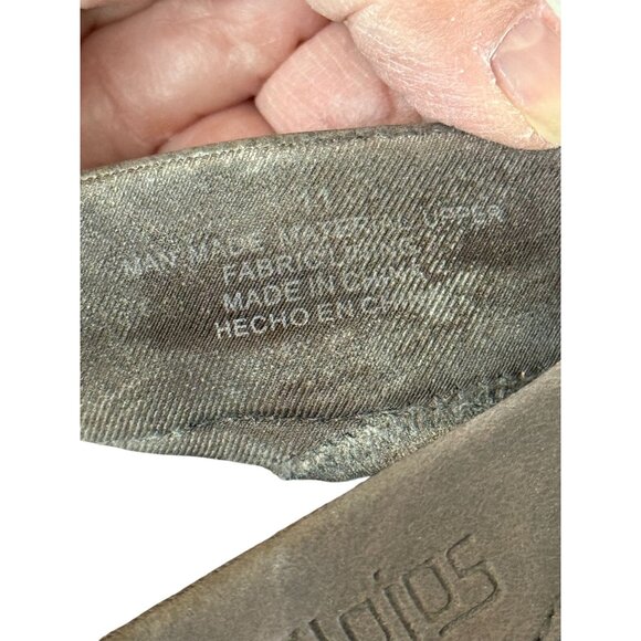 Flojos Men's Jorge 2.0 Faux Leather Arch Support Flip Flops Brown Size 11 - Picture 4 of 8